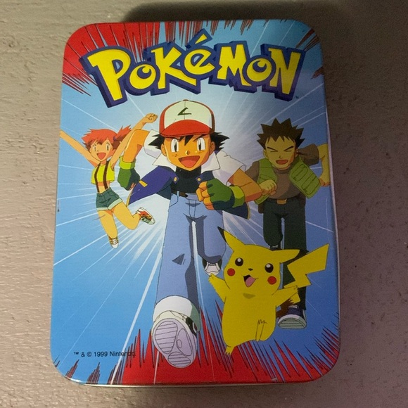 Pokémon card Tin 1999 Metal vintage - Picture 1 of 3